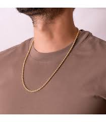 collier homme or