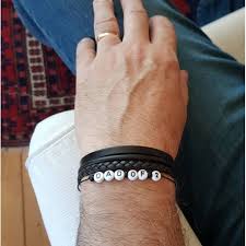 bracelet pour homme gravé