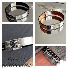 Personnalisez Votre Style avec une Gravure sur Bracelet Homme