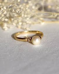 bague perle