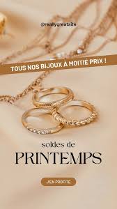 Trouvez l’Éclat de vos Rêves Pendant les Soldes Bijoux