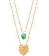 collier femme plaqué or