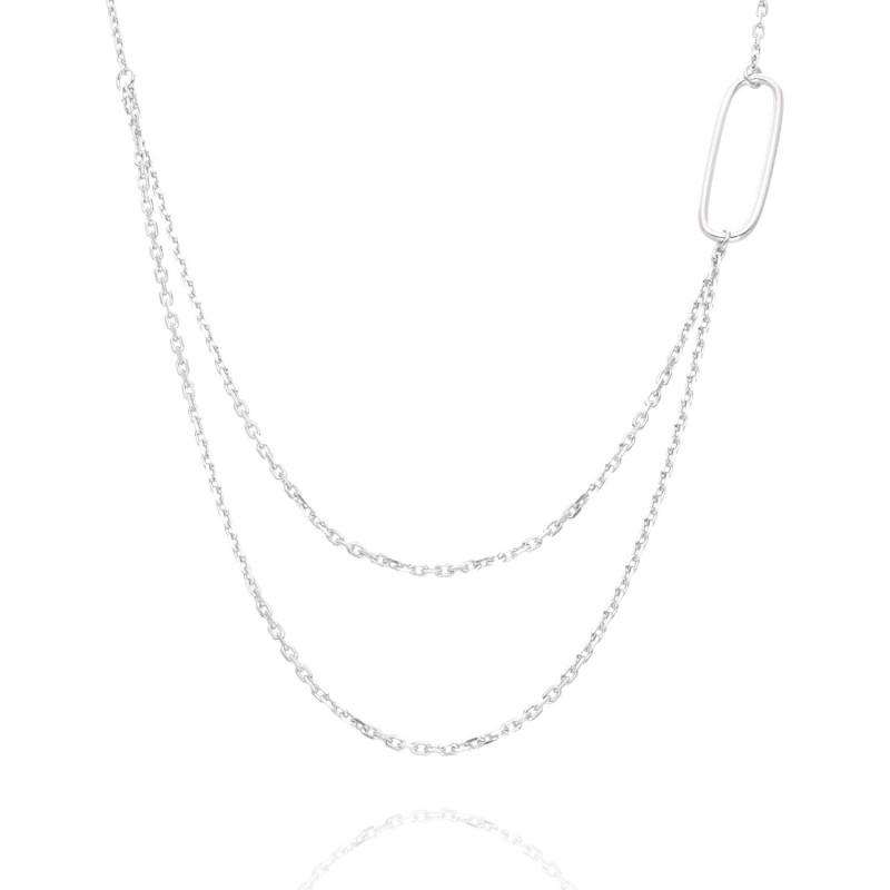 Élégance en Double : Sublimez Votre Style avec un Collier Double Raffiné