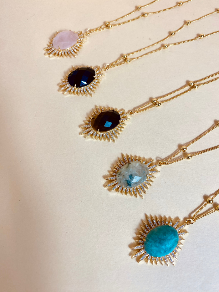 collier pierre naturelle