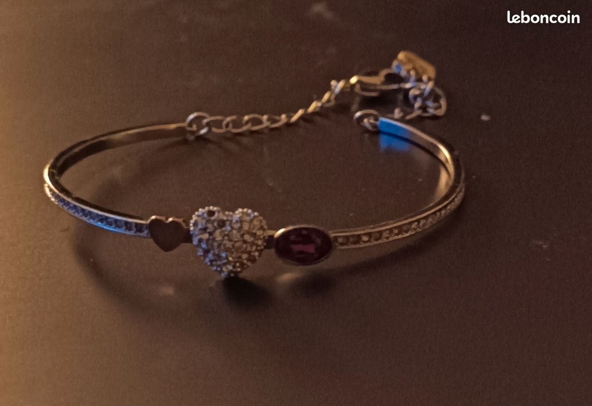 bracelet coeur swarovski