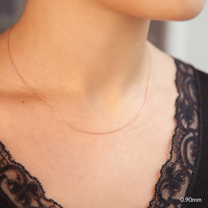 Le Charme Élégant du Collier en Or Rose