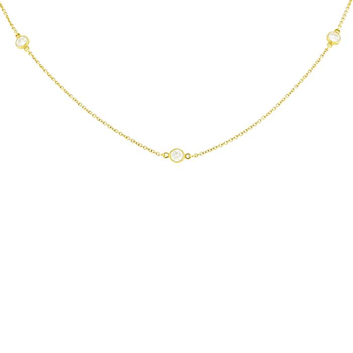 collier ras de cou diamant