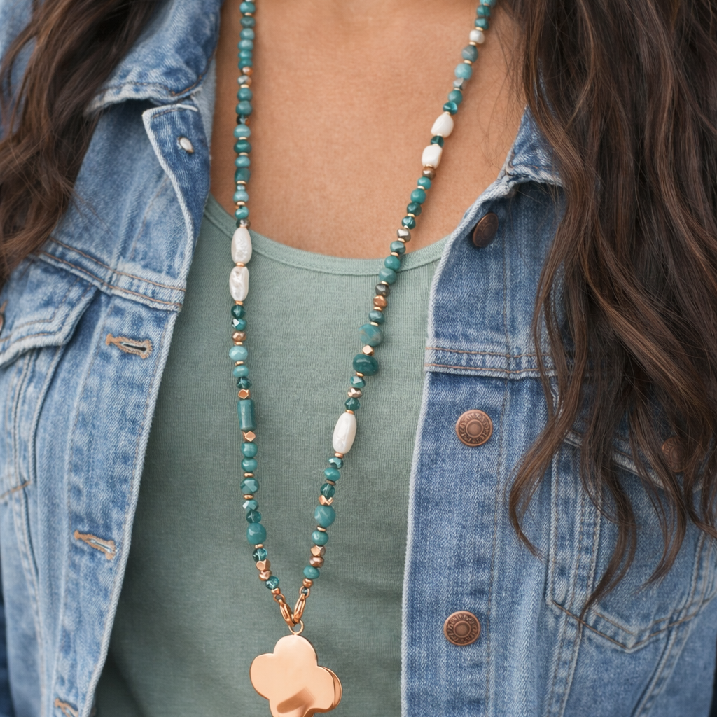collier perle fantaisie