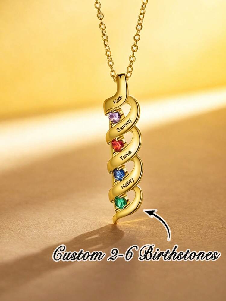 collier gravé femme